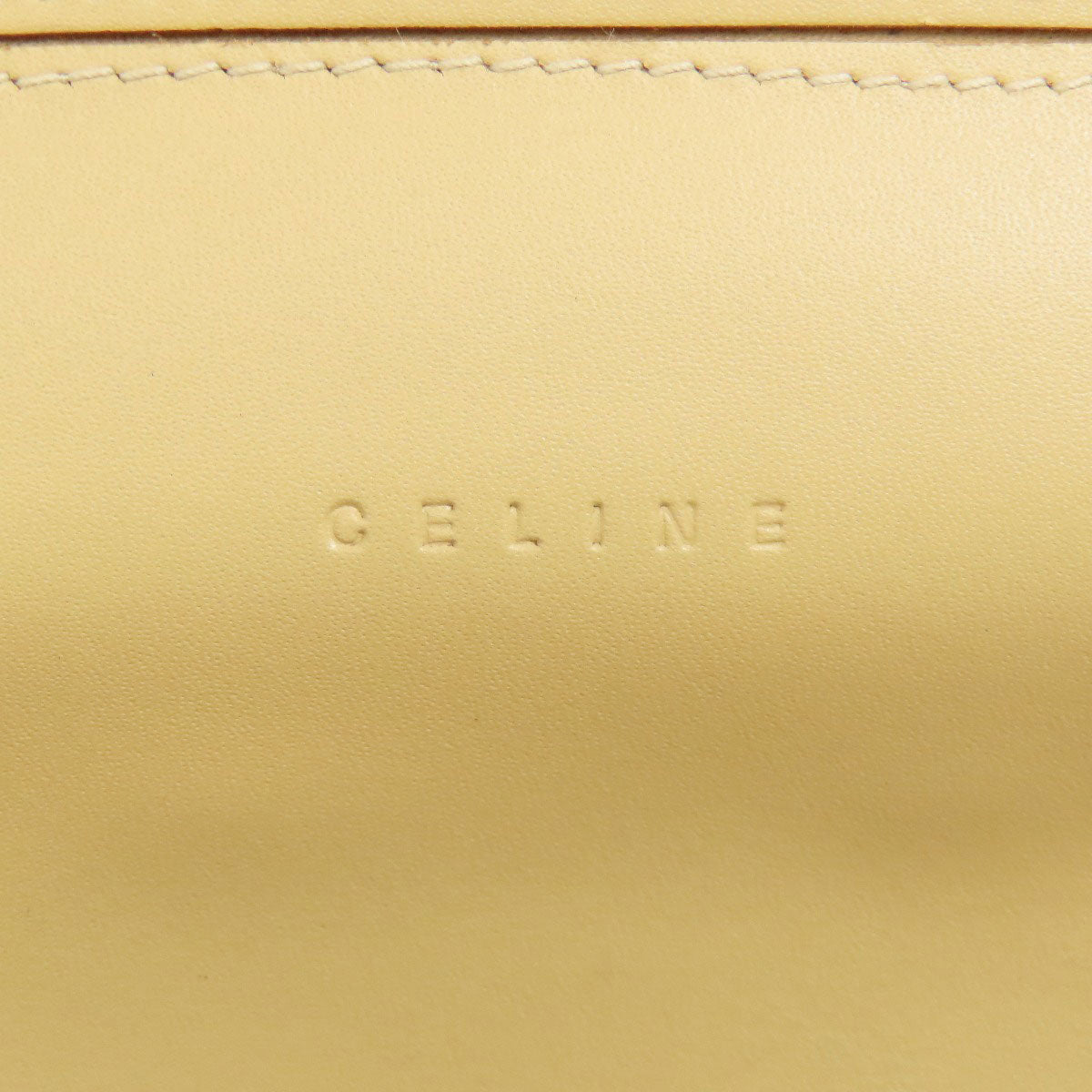 CELINE セリーヌ ロゴ 長財布（小銭入れあり） レザー レディース 中古