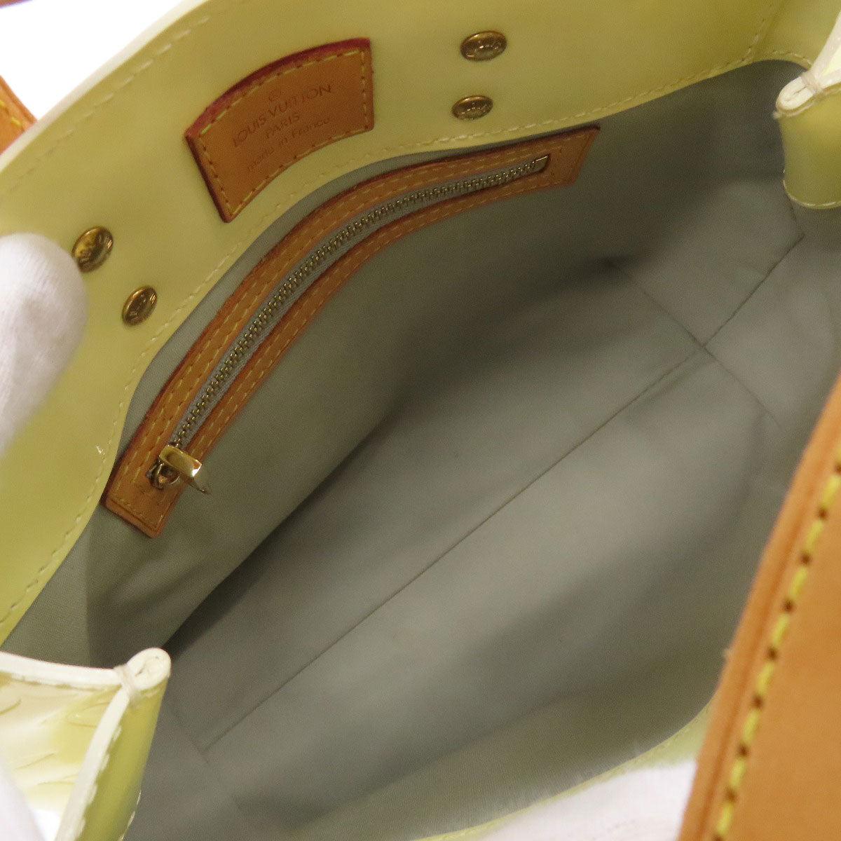 LOUIS VUITTON ルイヴィトン M91336 リードPM ハンドバッグ ヴェルニ レディース 中古
