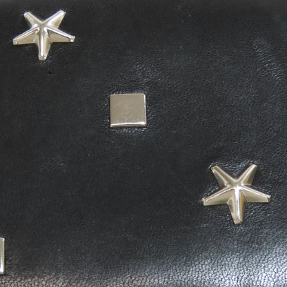 Jimmy Choo ジミーチュウ スタッズ スターモチーフ 二つ折り財布（小銭入れあり） レザー レディース 中古
