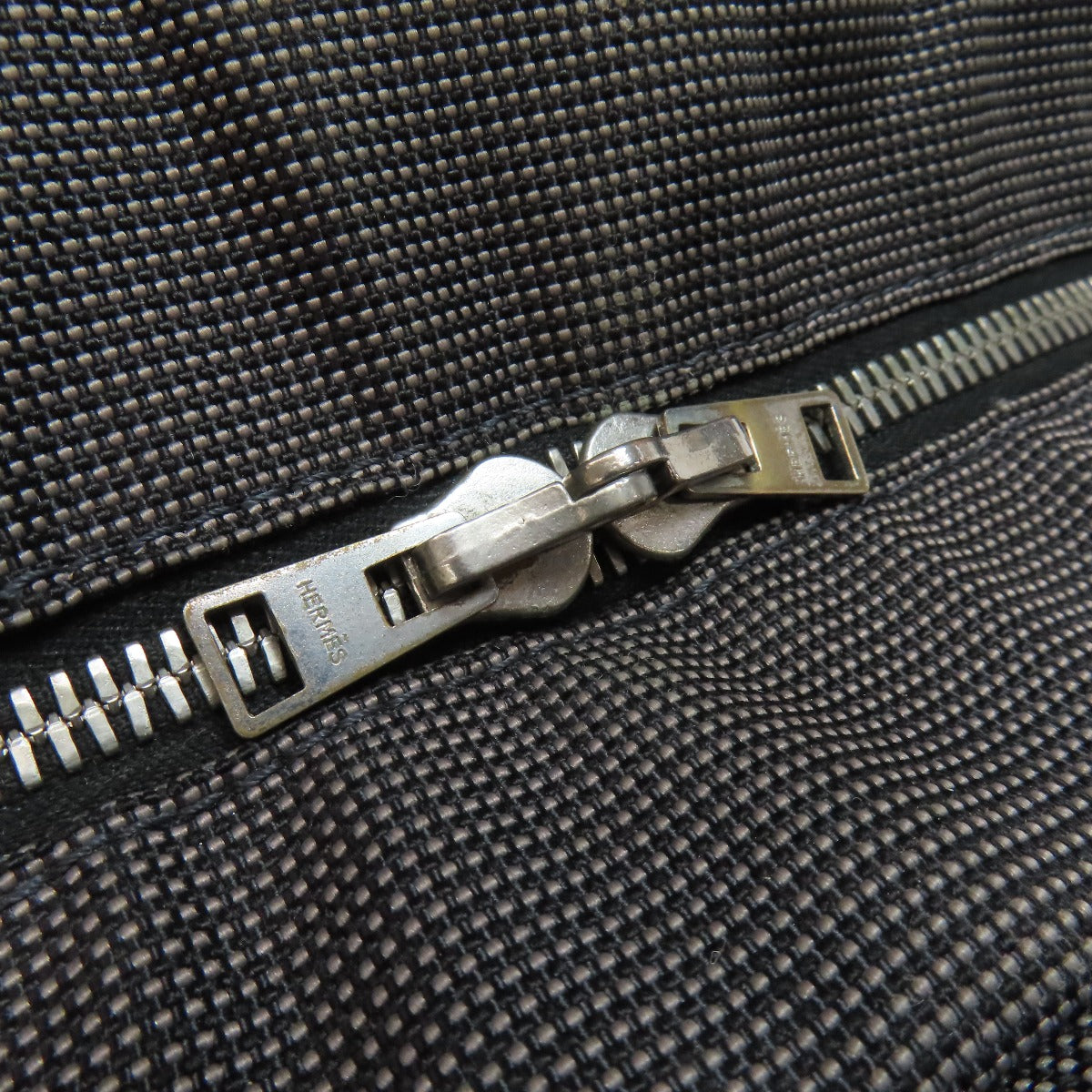 HERMES エルメス エールライン アド MM ハンドバッグ キャンバス レディース 中古