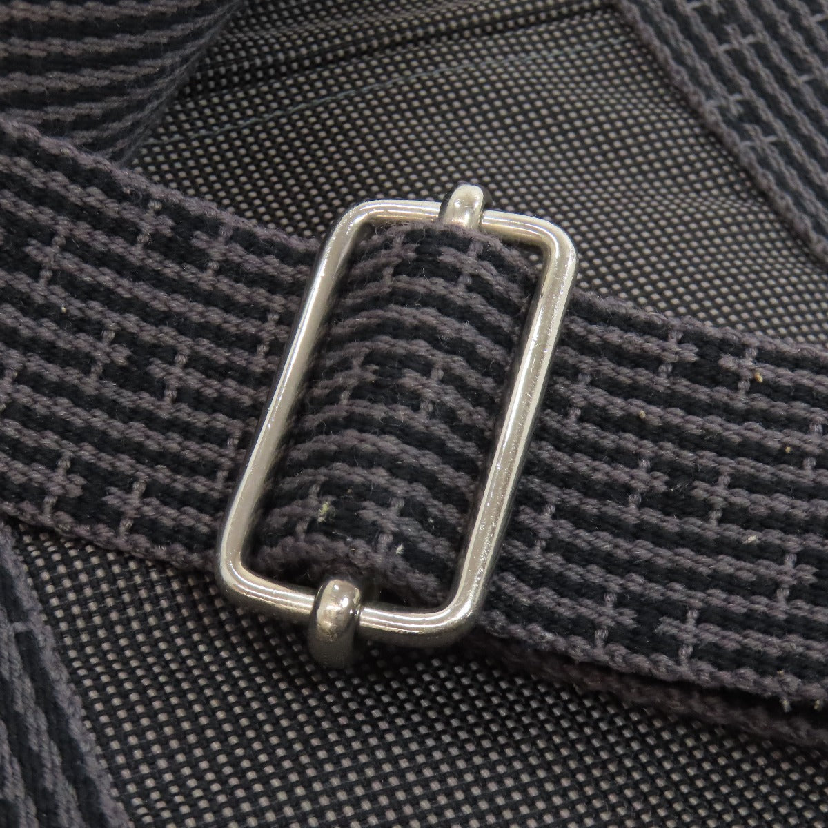 HERMES エルメス エールライン アド MM ハンドバッグ キャンバス レディース 中古