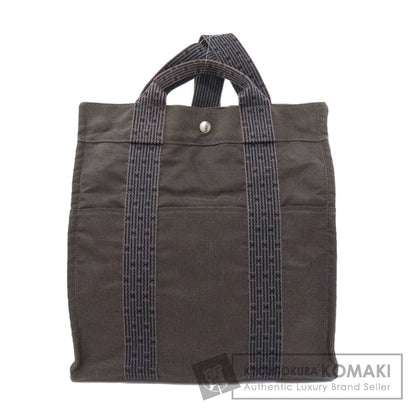 HERMES エルメス エールライン アド MM ハンドバッグ キャンバス レディース 中古