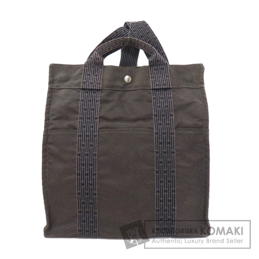 HERMES エルメス エールライン アド MM ハンドバッグ キャンバス レディース 中古