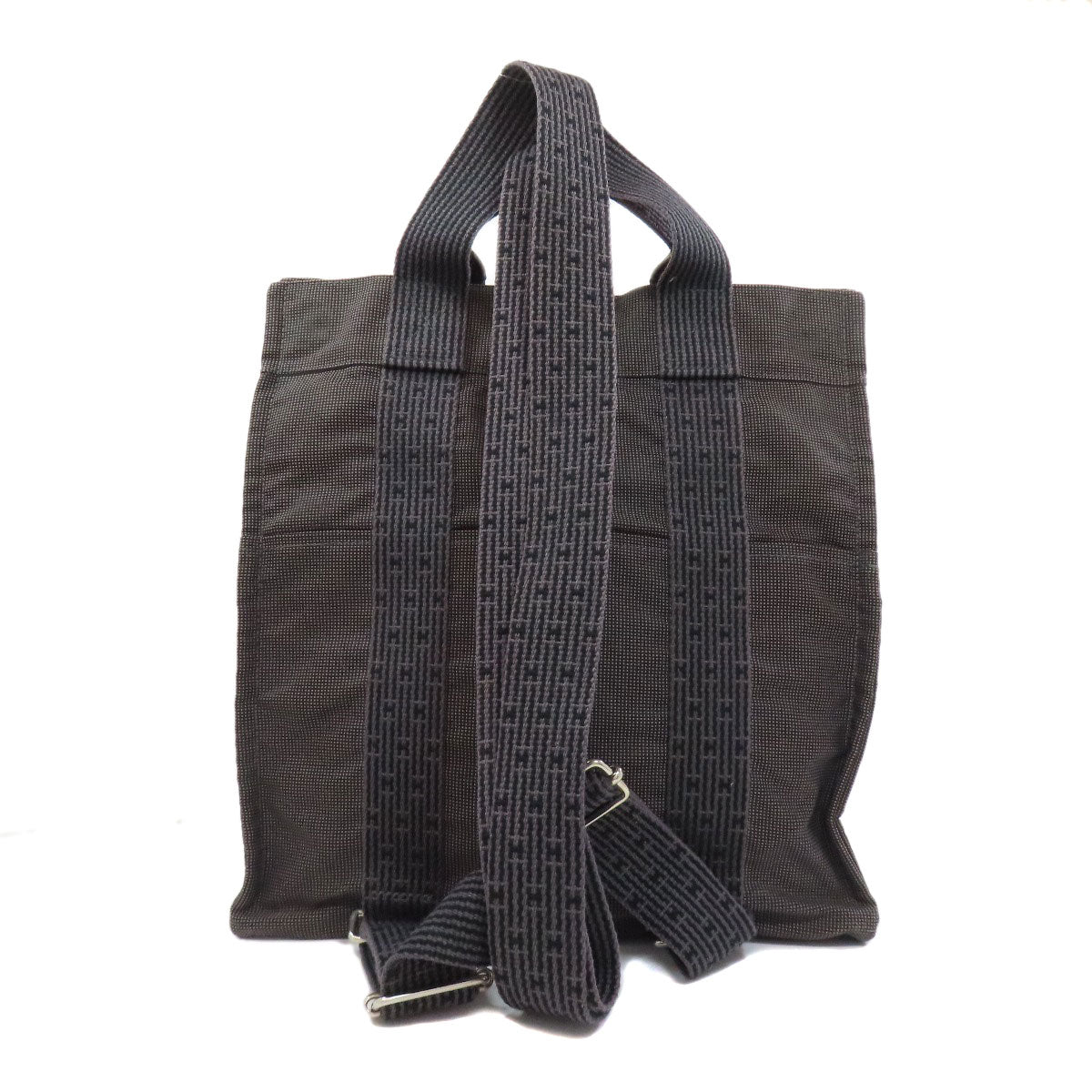 HERMES エルメス エールライン アド MM ハンドバッグ キャンバス レディース 中古