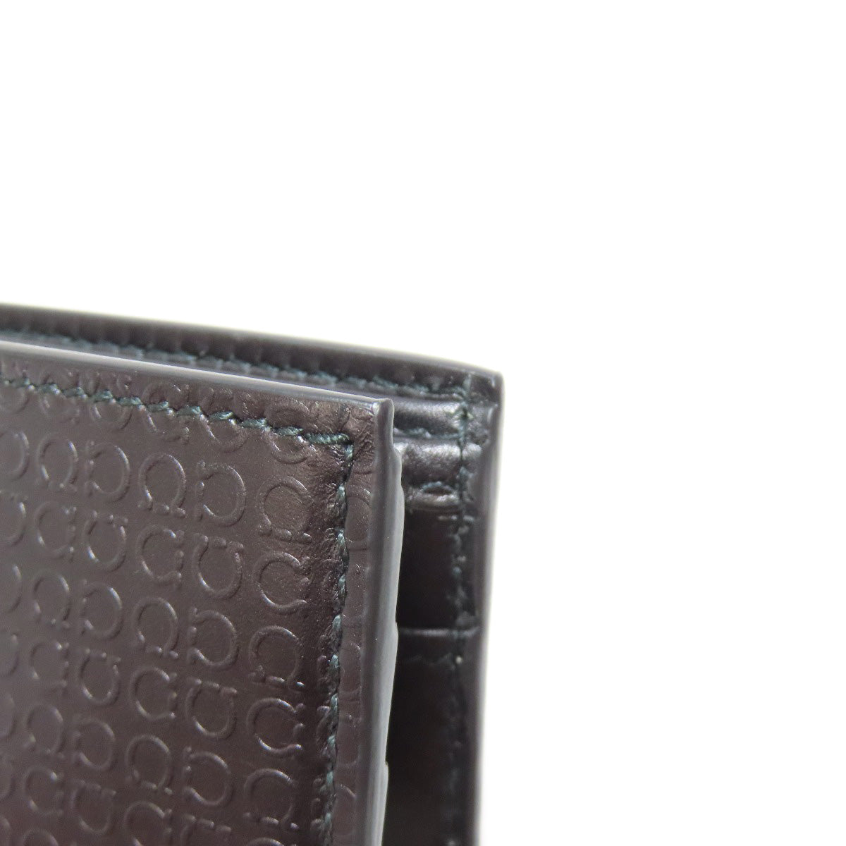 Salvatore Ferragamo サルヴァトーレフェラガモ ガンチーニ柄 二つ折り財布（小銭入れあり） レザー レディース 中古