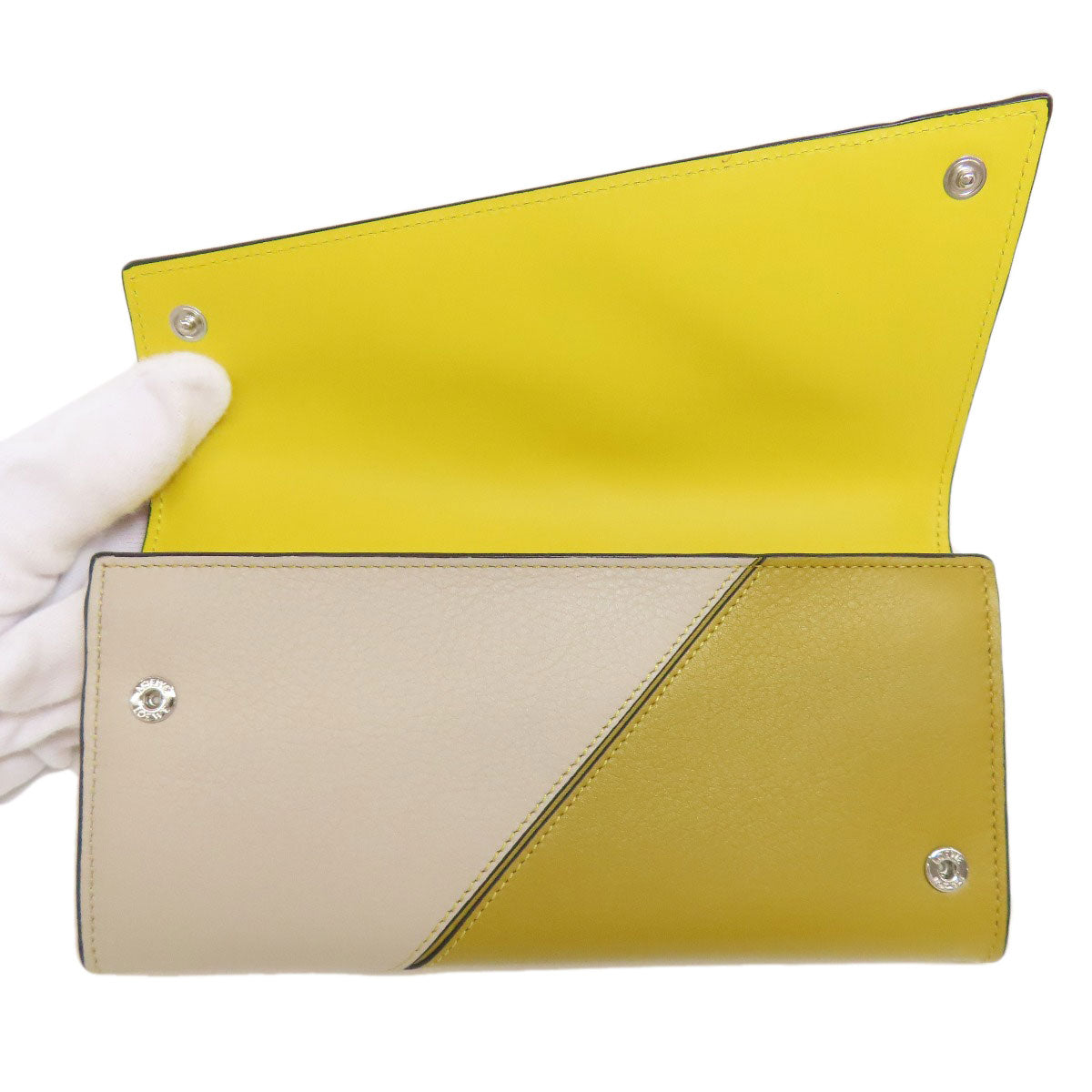 LOEWE ロエベ パズル 長財布（小銭入れあり） カーフ レディース 中古