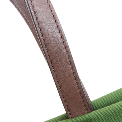 VALENTINO ヴァレンティノ ロゴ ハンドバッグ キャンバス レディース 中古