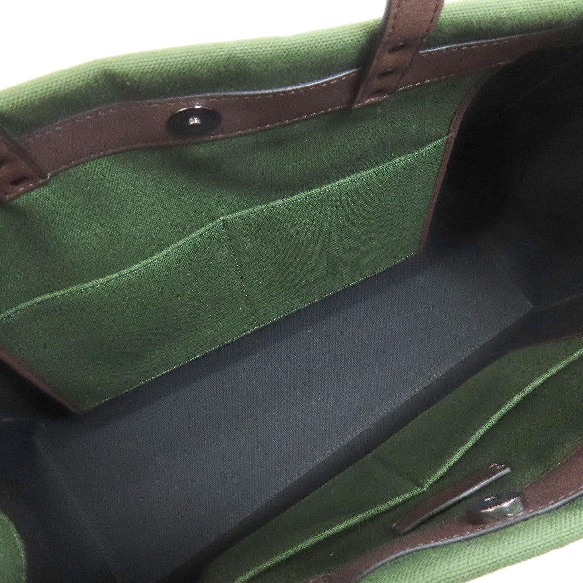 VALENTINO ヴァレンティノ ロゴ ハンドバッグ キャンバス レディース 中古