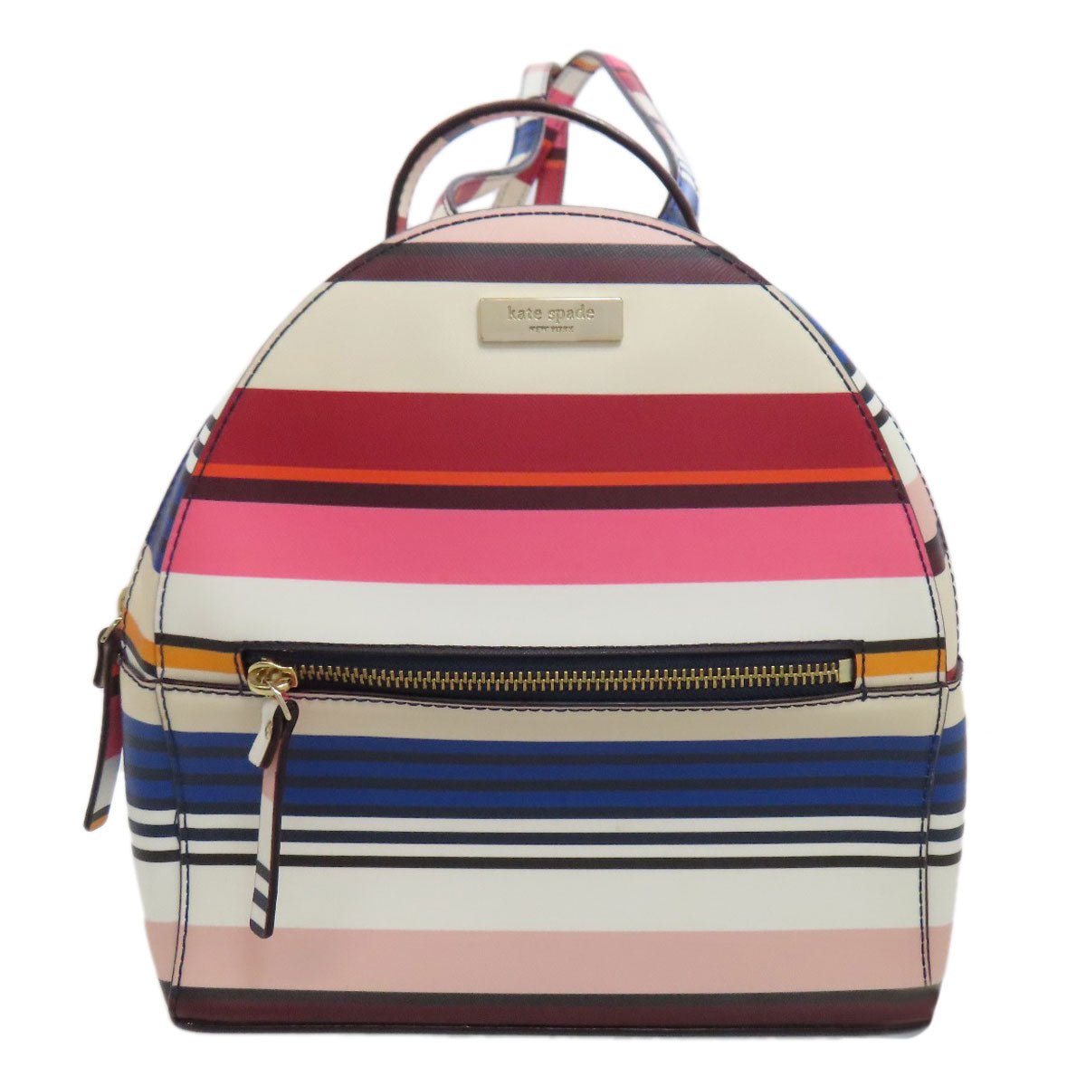 kate spade ケイトスペード ボーダー リュック・デイパック PVC レディース 中古