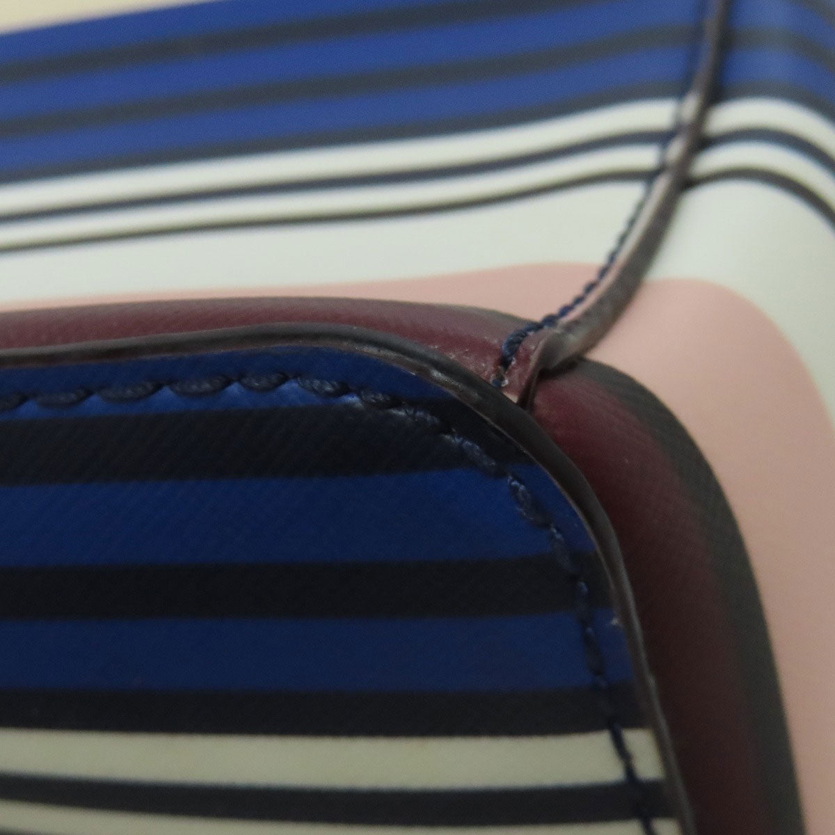 kate spade ケイトスペード ボーダー リュック・デイパック PVC レディース 中古