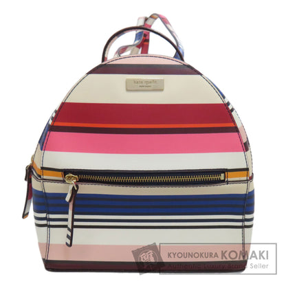 kate spade ケイトスペード ボーダー リュック・デイパック PVC レディース 中古