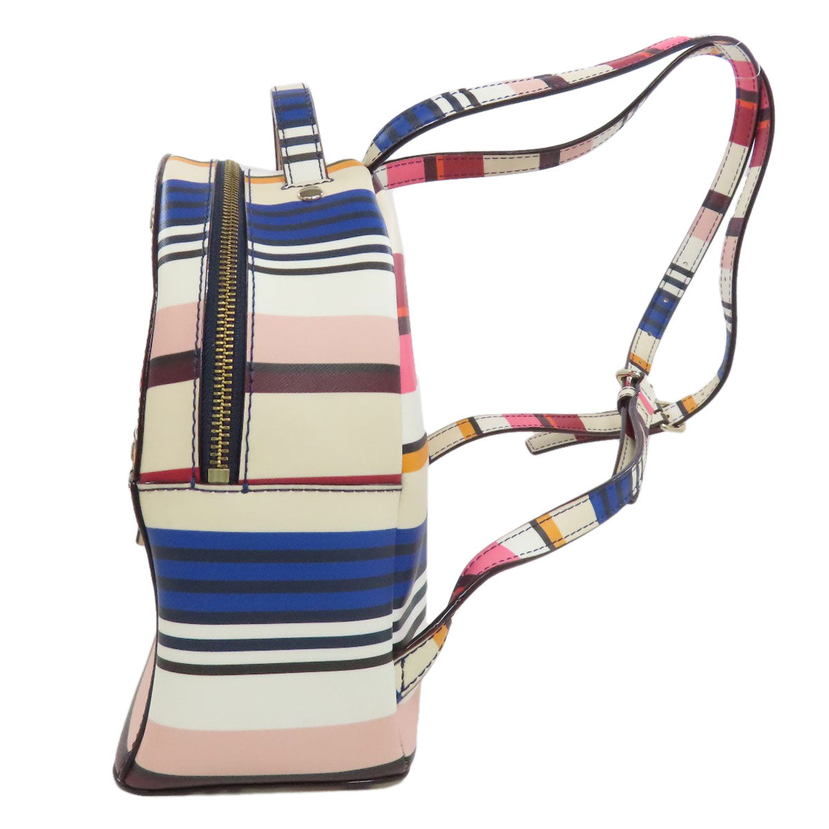 kate spade ケイトスペード ボーダー リュック・デイパック PVC レディース 中古