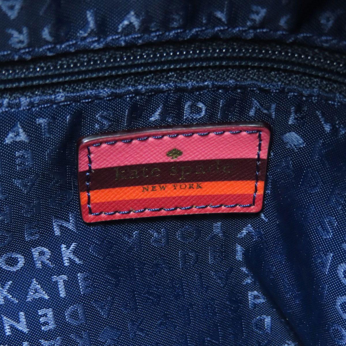 kate spade ケイトスペード ボーダー リュック・デイパック PVC レディース 中古