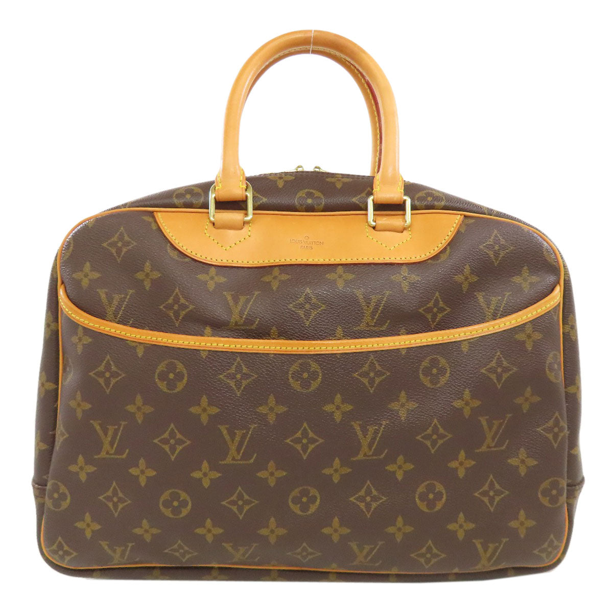 LOUIS VUITTON ルイヴィトン M47270 ドーヴィル ハンドバッグ モノグラムキャンバス レディース 中古