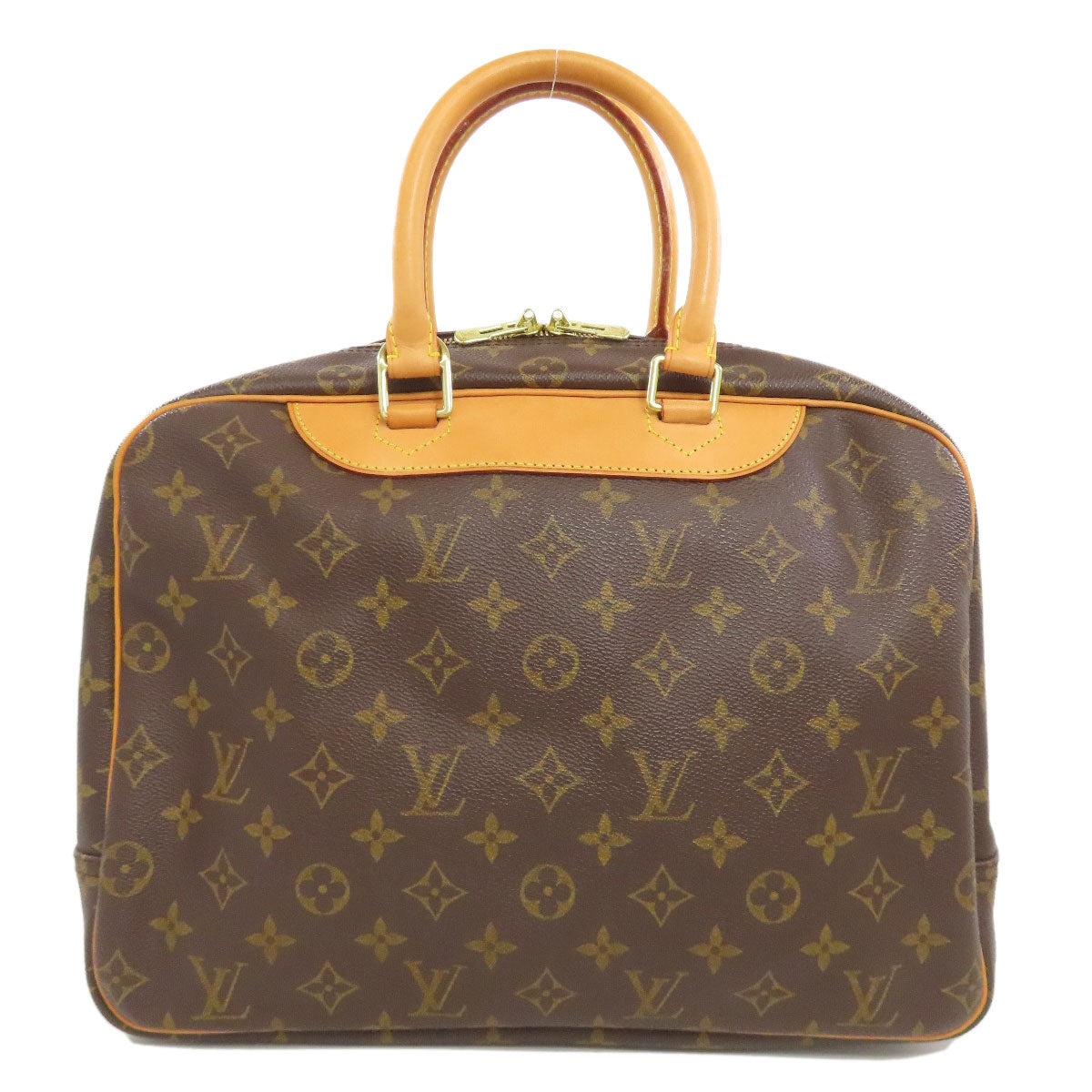 LOUIS VUITTON ルイヴィトン M47270 ドーヴィル ハンドバッグ モノグラムキャンバス レディース 中古