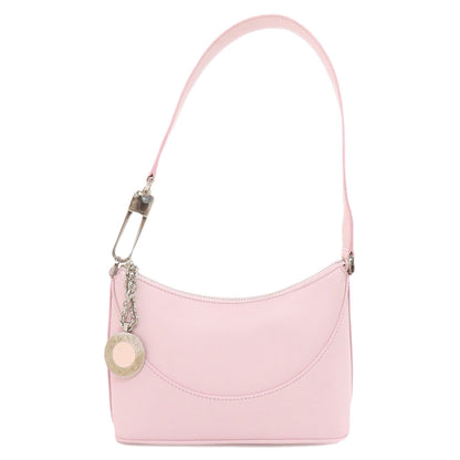 BVLGARI ブルガリ ロゴ ハンドバッグ レザー レディース 中古