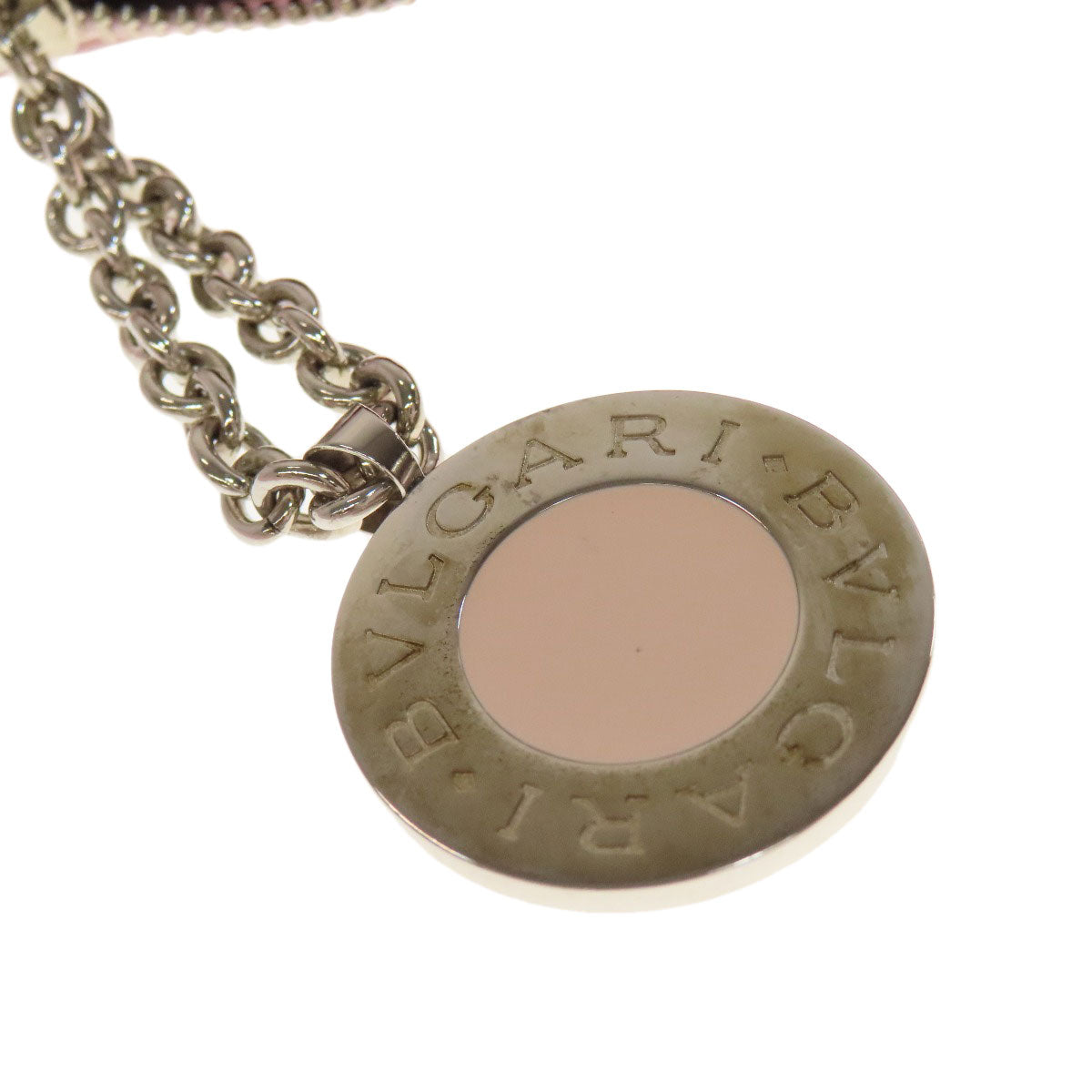 BVLGARI ブルガリ ロゴ ハンドバッグ レザー レディース 中古