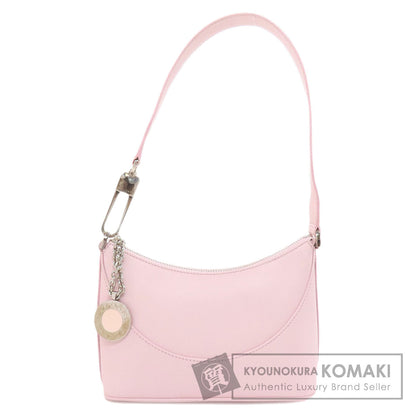BVLGARI ブルガリ ロゴ ハンドバッグ レザー レディース 中古