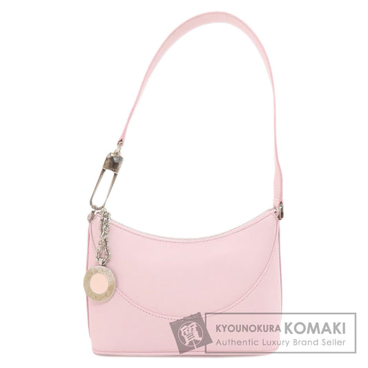 BVLGARI ブルガリ ロゴ ハンドバッグ レザー レディース 中古