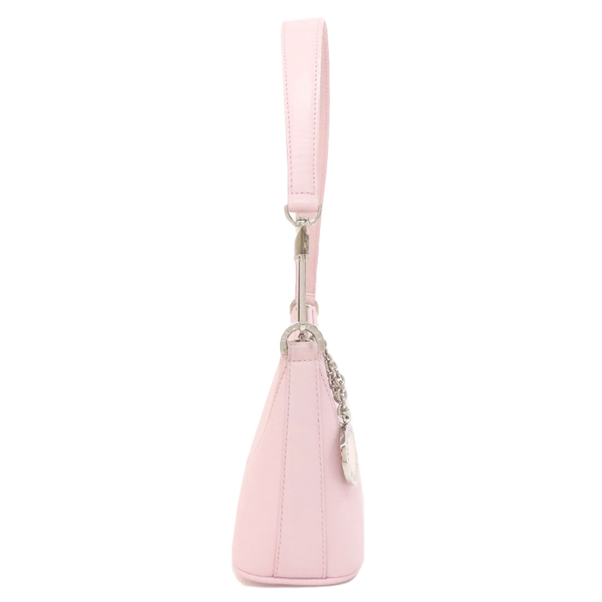 BVLGARI ブルガリ ロゴ ハンドバッグ レザー レディース 中古