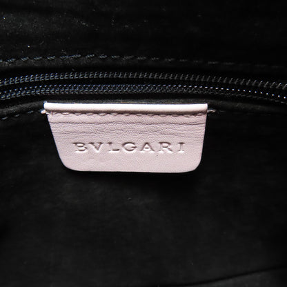 BVLGARI ブルガリ ロゴ ハンドバッグ レザー レディース 中古
