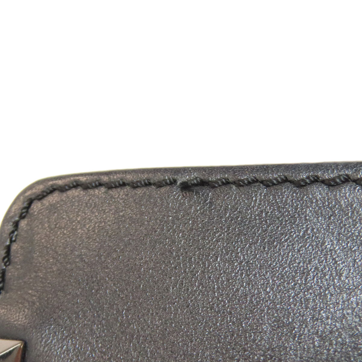VALENTINO バレンティノ スタッズ 2WAY ハンドバッグ レザー レディース 中古
