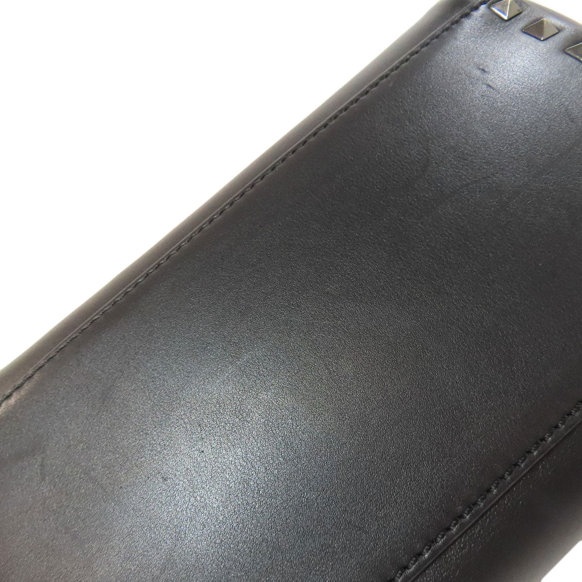 VALENTINO バレンティノ スタッズ 2WAY ハンドバッグ レザー レディース 中古