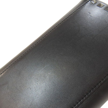 VALENTINO バレンティノ スタッズ 2WAY ハンドバッグ レザー レディース 中古