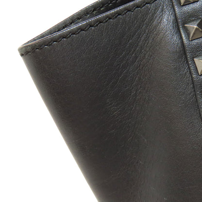 VALENTINO バレンティノ スタッズ 2WAY ハンドバッグ レザー レディース 中古