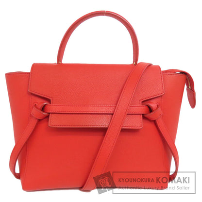 CELINE セリーヌ ベルトバッグ 2WAY ハンドバッグ カーフ レディース 中古