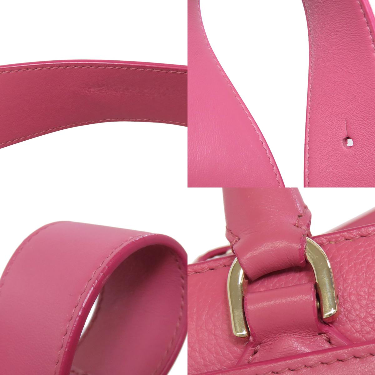 BVLGARI ブルガリ 2WAY ハンドバッグ カーフ レディース 中古