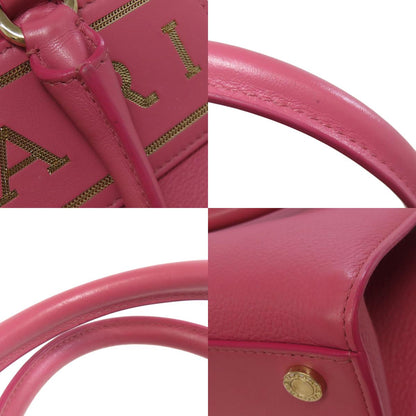 BVLGARI ブルガリ 2WAY ハンドバッグ カーフ レディース 中古
