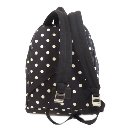 SAINT LAURENT サンローラン ドット柄 リュック・デイパック キャンバス レディース 中古