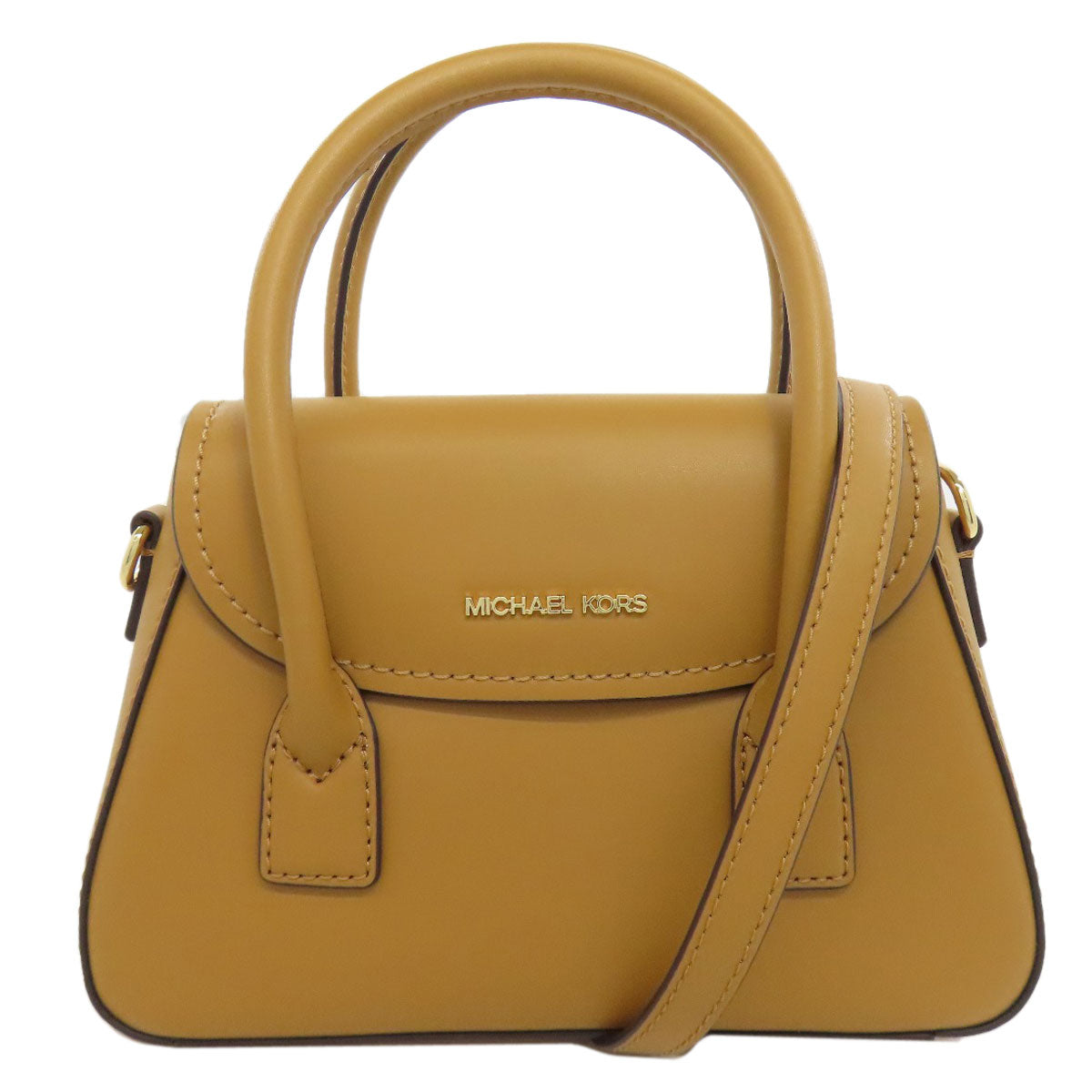Michael Kors マイケルコース サッチェル クロスボディ 2WAY ハンドバッグ レザー レディース 中古