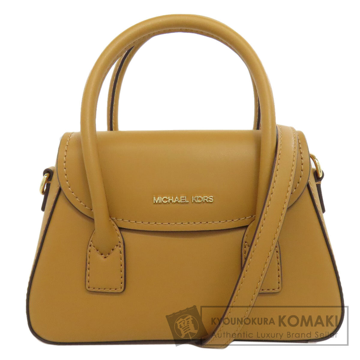 Michael Kors マイケルコース サッチェル クロスボディ 2WAY ハンドバッグ レザー レディース 中古