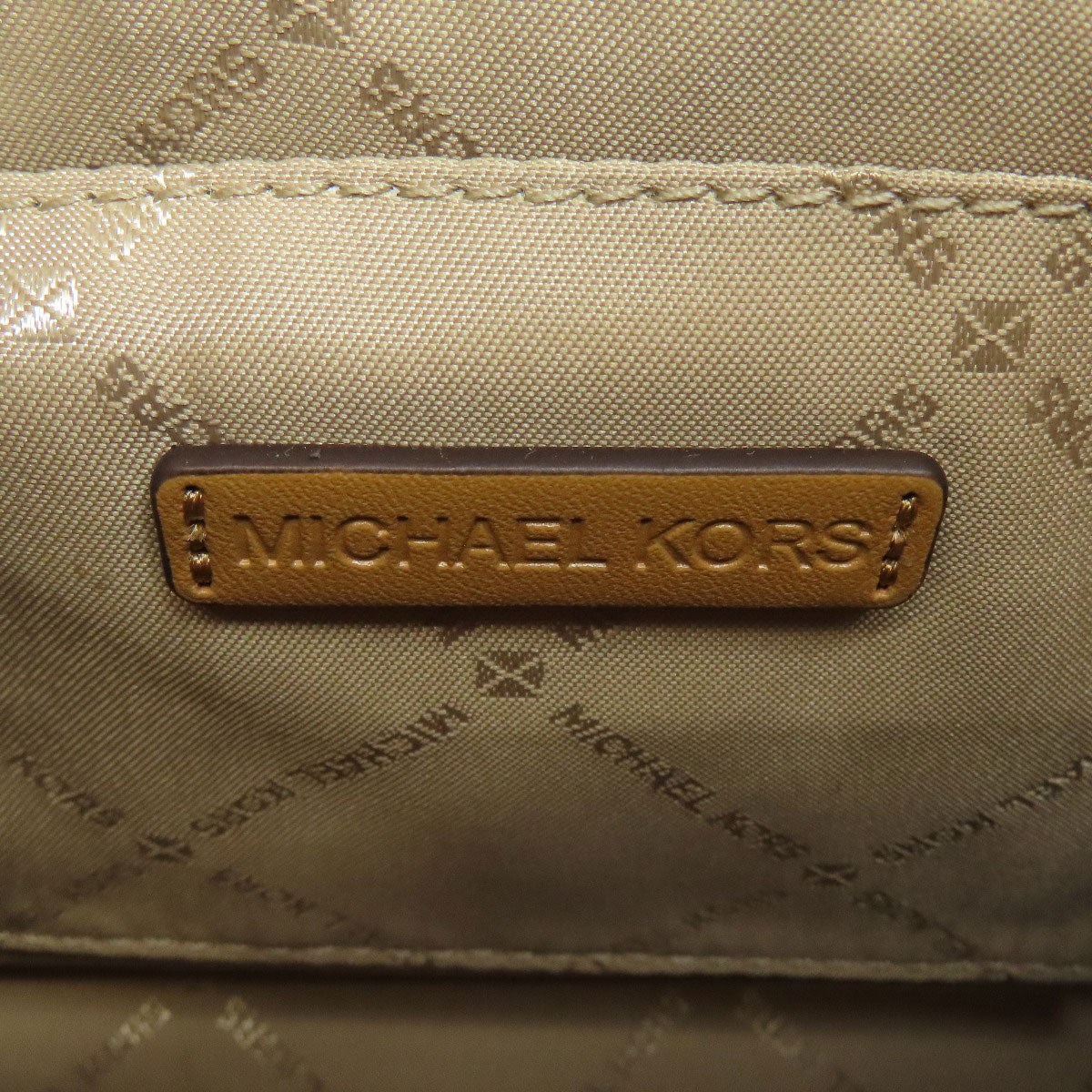 Michael Kors マイケルコース サッチェル クロスボディ 2WAY ハンドバッグ レザー レディース 中古