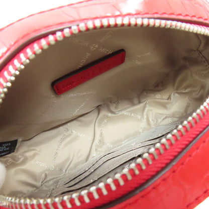 Michael Kors マイケルコース ロゴ 型押し ショルダーバッグ PVC レディース 中古