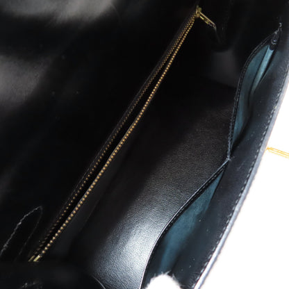 HERMES エルメス ケリー32 外縫い ゴールド金具 ハンドバッグ ボックスカーフ レディース 中古