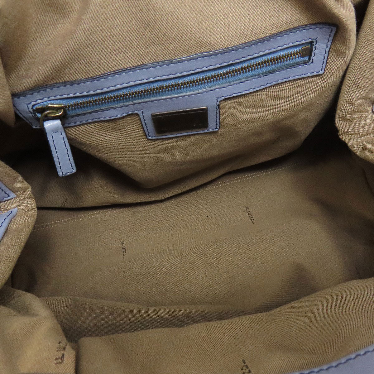 FENDI フェンディ ステッチ ワンショルダー ショルダーバッグ レザー レディース 中古