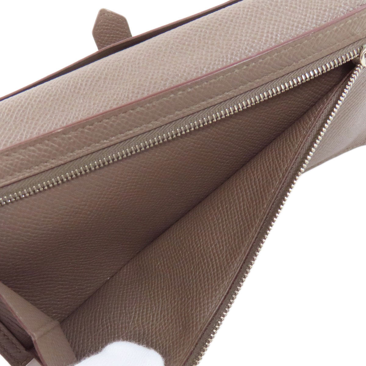 HERMES エルメス ベアンスフレ エタン シルバー金具 長財布（小銭入れあり） エプソン レディース 中古