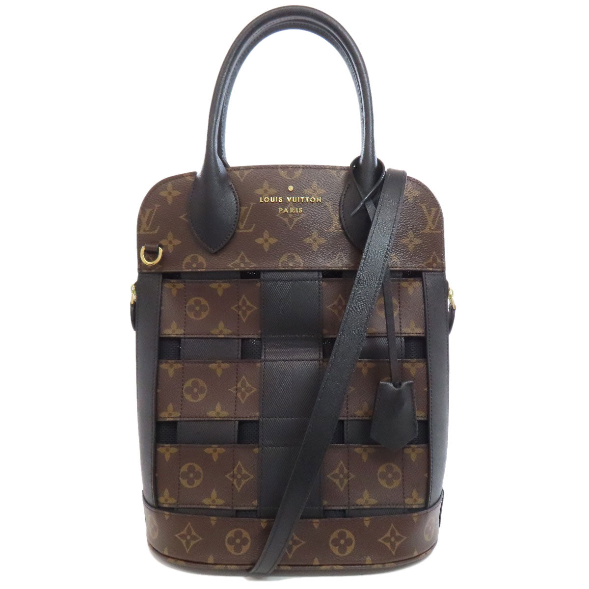 LOUIS VUITTON ルイヴィトン M44111 トレサージュ ハンドバッグ モノグラムキャンバス レディース 中古