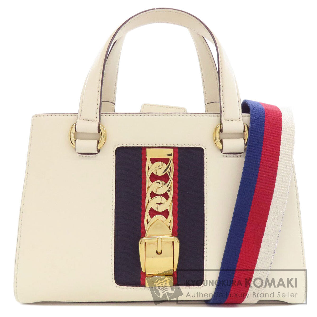 GUCCI グッチ 460881 シルヴィ 2WAY ハンドバッグ カーフ レディース 中古