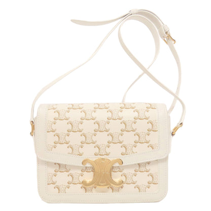 CELINE セリーヌ ティーン トリオンフ ショルダーバッグ PVC レディース 中古