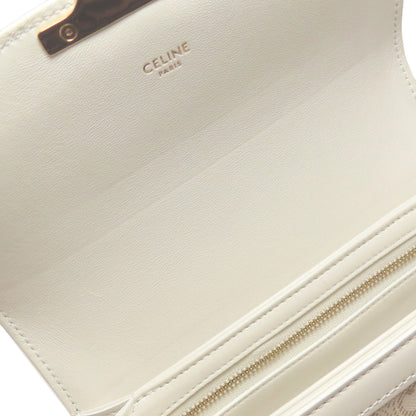 CELINE セリーヌ ティーン トリオンフ ショルダーバッグ PVC レディース 中古