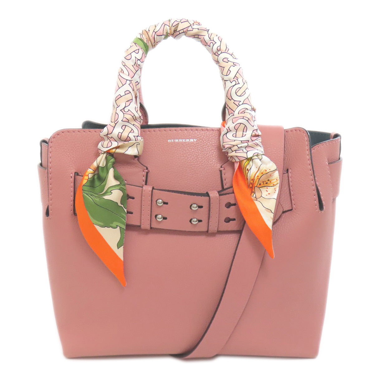 BURBERRY バーバリー 2WAY ハンドバッグ レザー レディース 中古