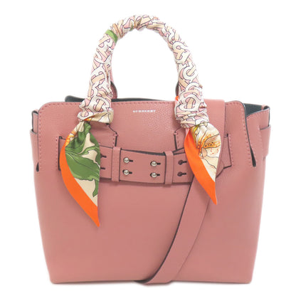 BURBERRY バーバリー 2WAY ハンドバッグ レザー レディース 中古