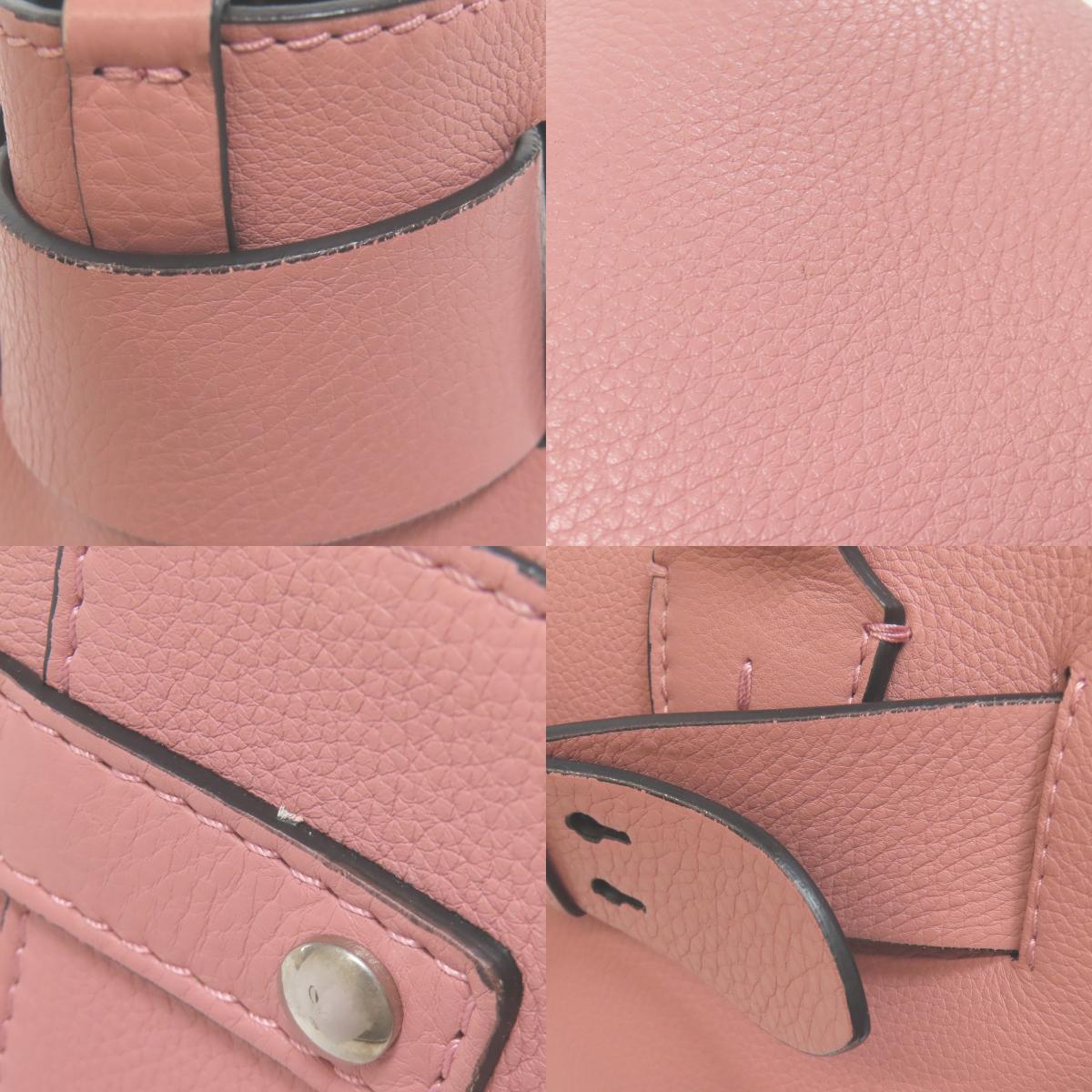 BURBERRY バーバリー 2WAY ハンドバッグ レザー レディース 中古