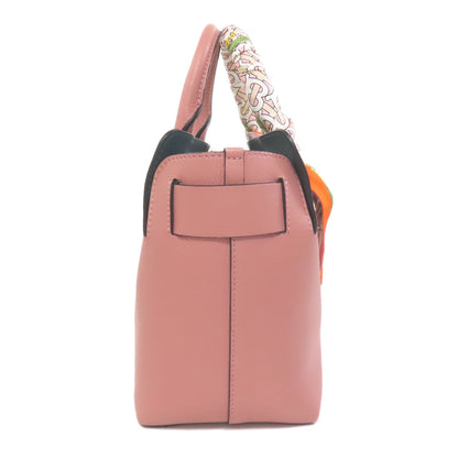 BURBERRY バーバリー 2WAY ハンドバッグ レザー レディース 中古
