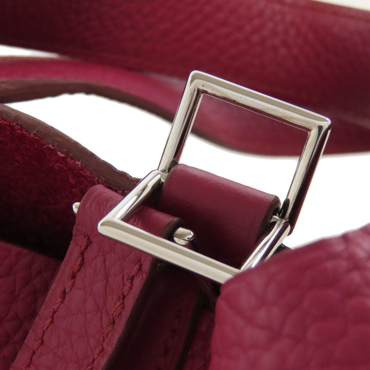 HERMES エルメス ピコタンロックPM シルバー金具 ハンドバッグ トリヨン レディース 中古