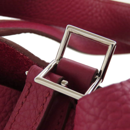 HERMES エルメス ピコタンロックPM シルバー金具 ハンドバッグ トリヨン レディース 中古